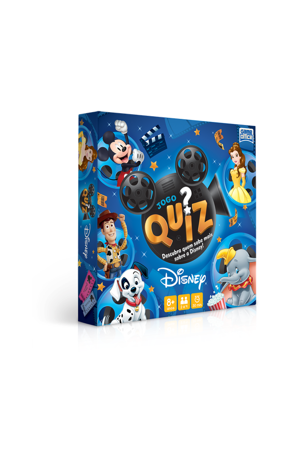 Jogo Infantil Quiz Disney Game Office Toyster Brinquedos - Outros