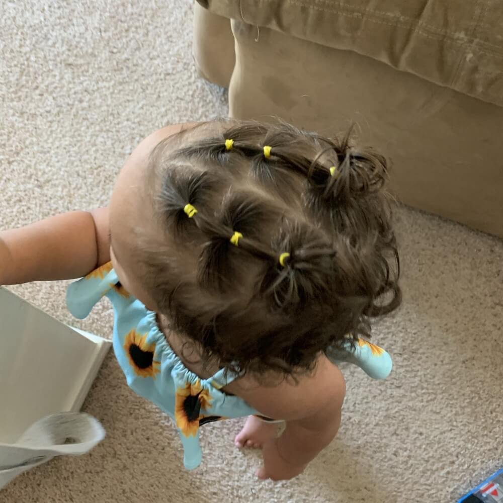 penteado cabelo curto crespo infantil