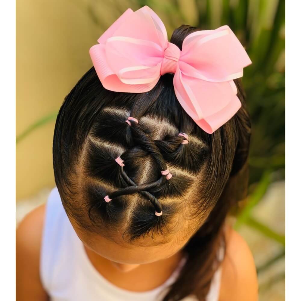 5 Inspirações para penteado para cabelo liso infantil!