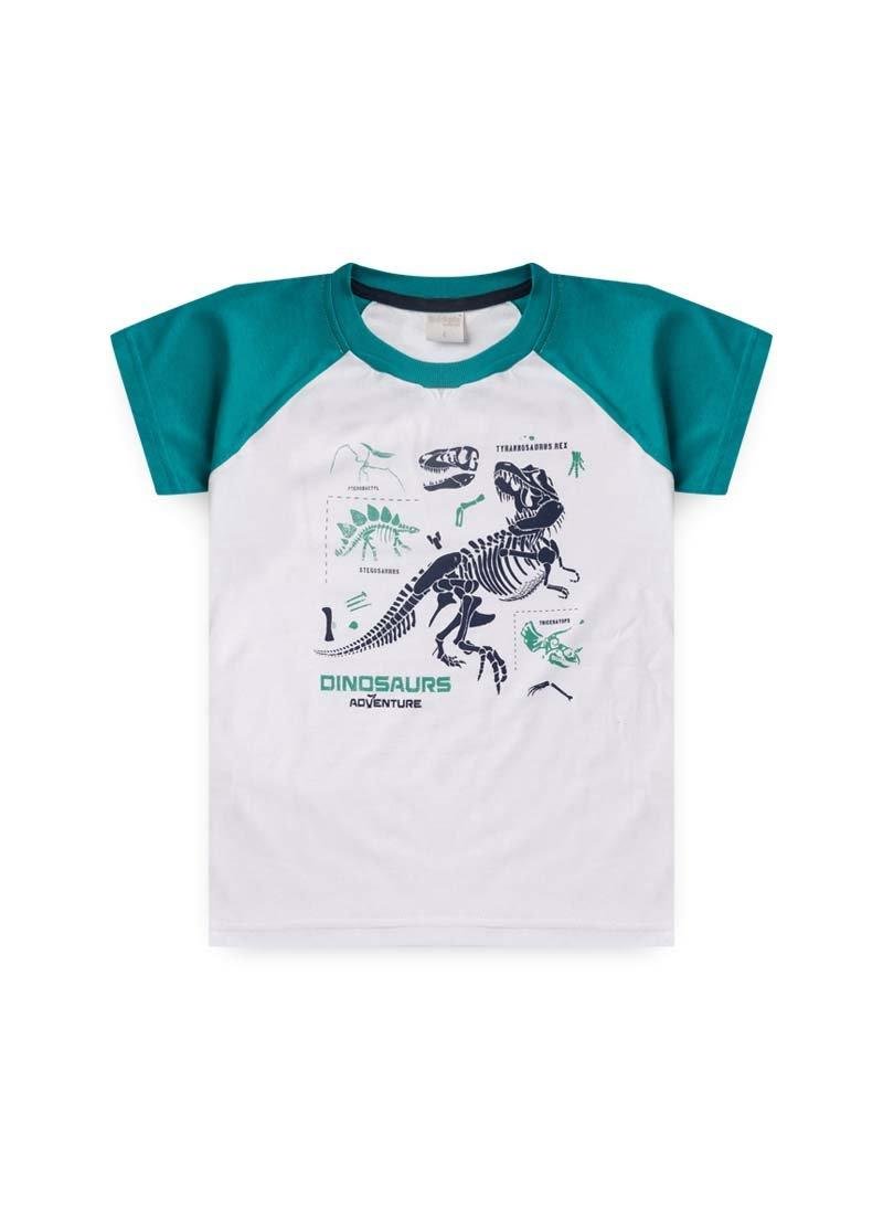 Camiseta Infantil Jogo Dinossauro Google 100% Algodão