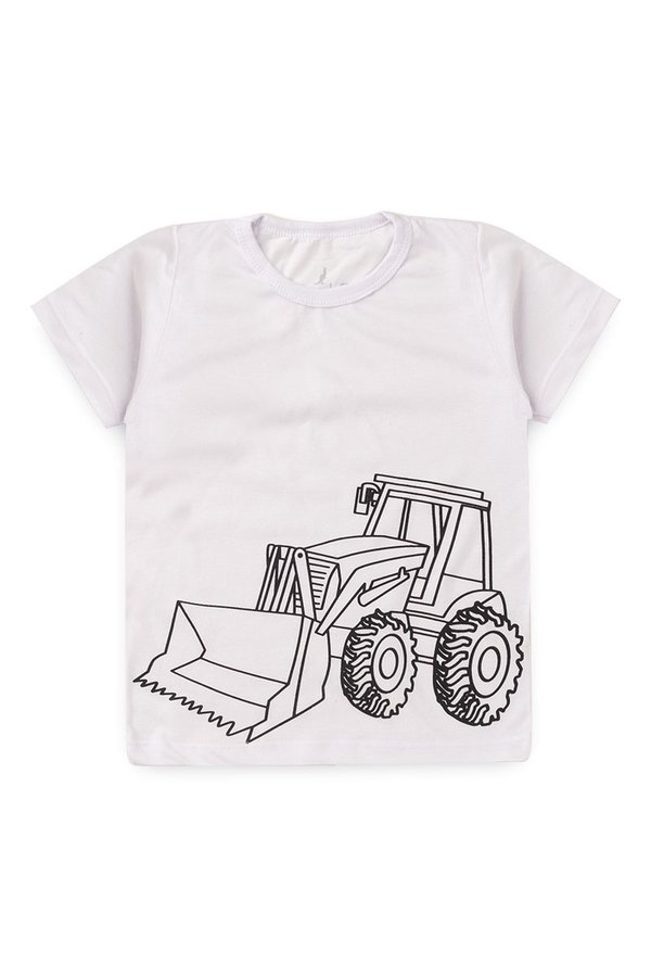 Kit Pintura em Camiseta - Unicórnio - Tamanho P de 4 a 6 anos