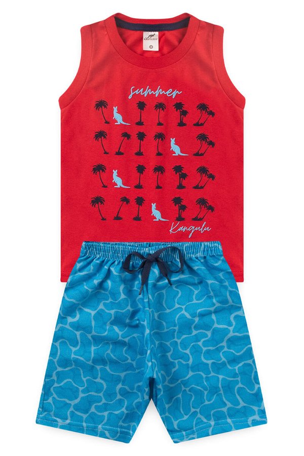 Conjunto Infantil Menino Summer Kangulu