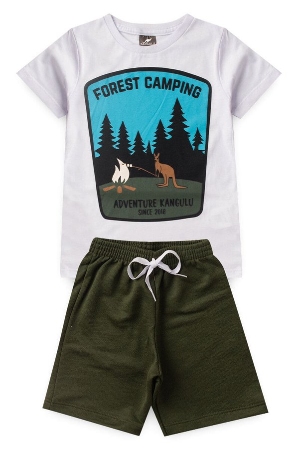 Conjunto Infantil Menino Forest Camping Kangulu