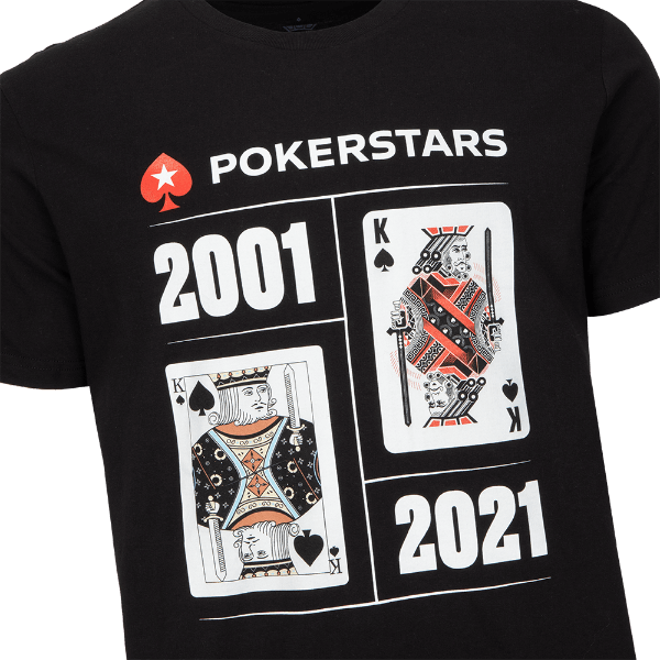 CAMISETA POKERSTARS 2001-2021