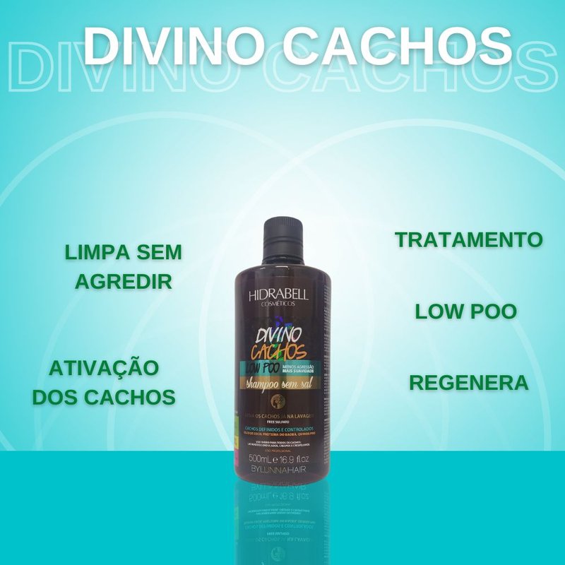 Shampoo Hidrabell Divino Cachos 500ml