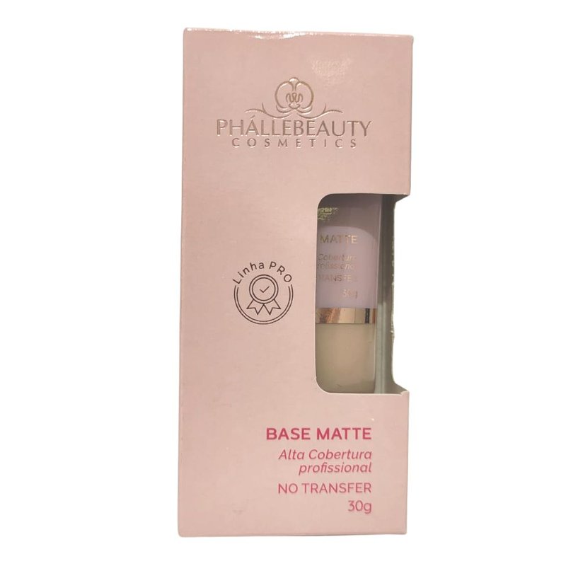 Base Phállebeauty Matte Alta Cobertura Cor 02 30g.