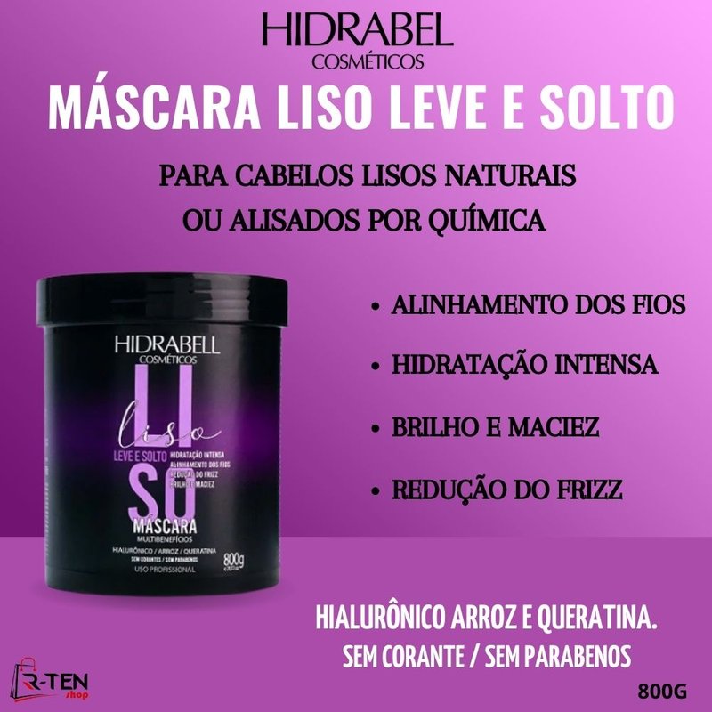 Combo Cabelo Liso Abacate Hidrabell - Hidrabell Cosméticos