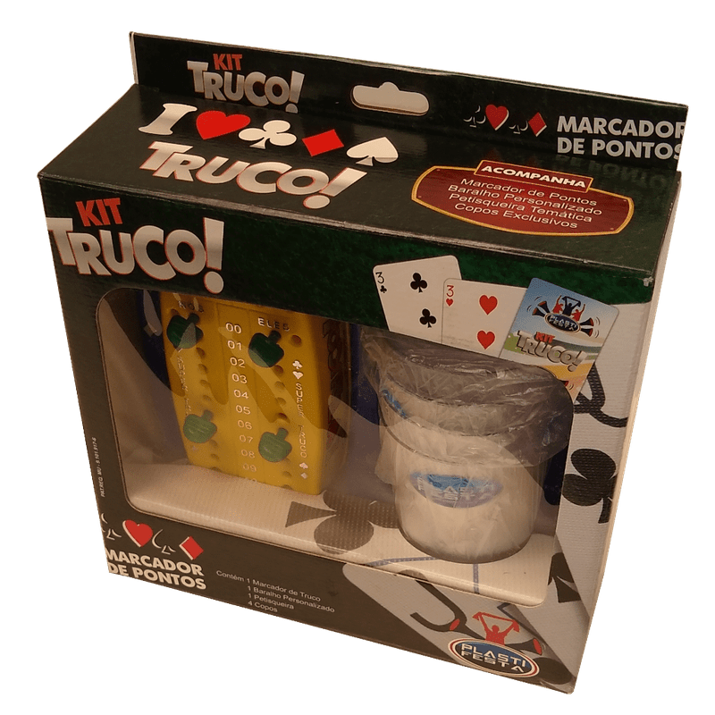 Jogo de Truco com Marcador de Pontos