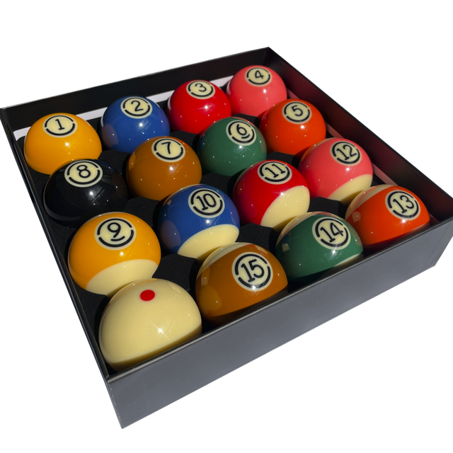 BOLA NACIONAL SINUCA 54 MM (8 BOLAS) - Taco Set