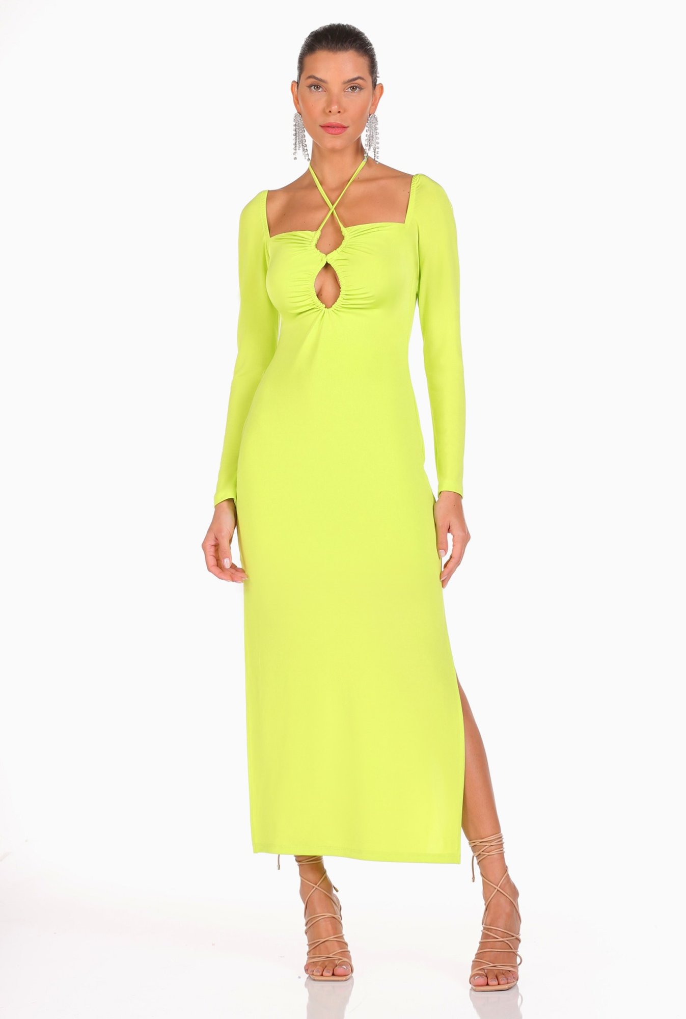 Vestido discount midi jersey