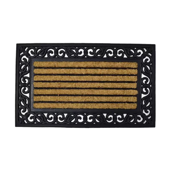 Capacho Antiderrapante Fibra De Coco Horizontal 45x75cm - Kacyumara Capacho Antiderrapante Fibra De Coco Horizontal 45x75cm - Kacyumara