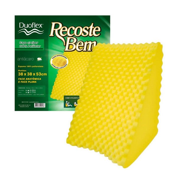 Travesseiro Encosto Almofada Recoste Bem 38x38x53cm - Duoflex Travesseiro Encosto Almofada Recoste Bem 38x38x53cm - Duoflex