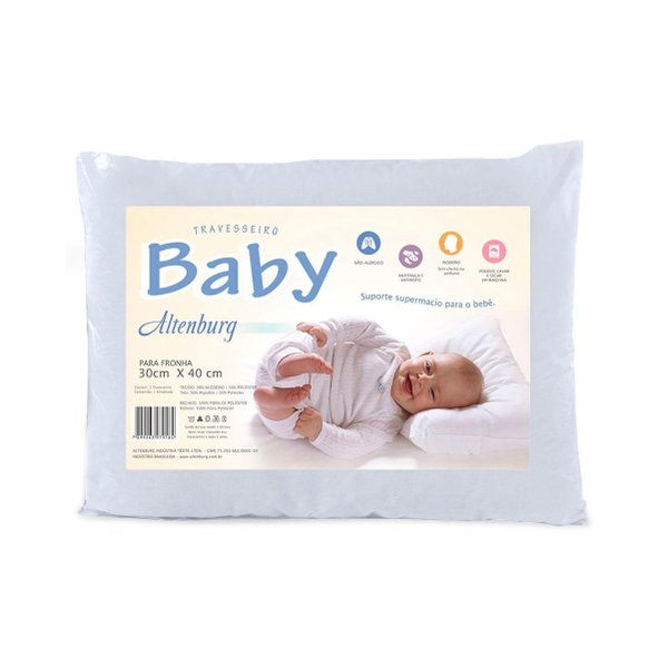 Travesseiro Baby Antialérgico 30x40cm - Altenburg Travesseiro Baby Antialérgico 30x40cm - Altenburg