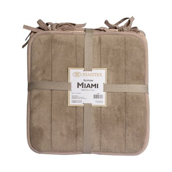 Futton 4 Peças Miami 38x38 cm - Niazitex Futton 4 Peças Miami 38x38 cm - Niazitex