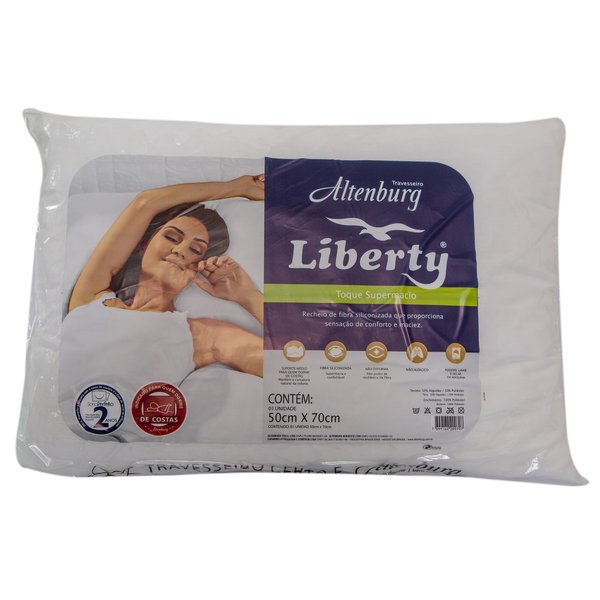 Travesseiro Liberty Super Macio 50cm X 70cm - Altenburg Travesseiro Liberty Super Macio 50cm X 70cm - Altenburg