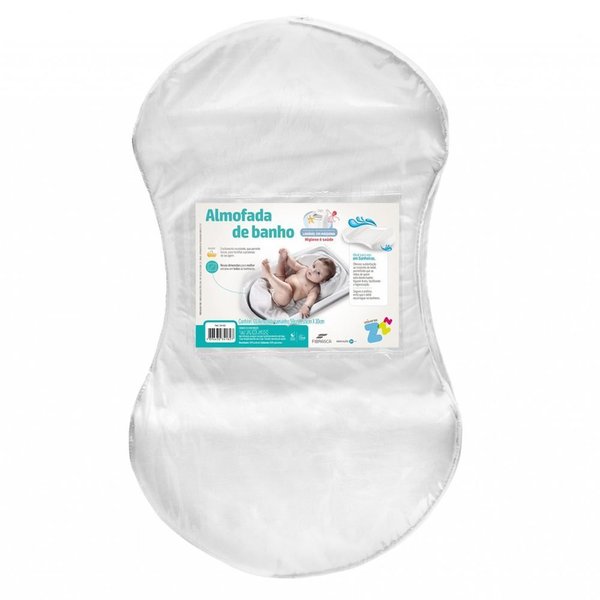 Almofada De Banho Bebê Lavável 59x35x10cm - Fibrasca Almofada De Banho Bebê Lavável 59x35x10cm - Fibrasca