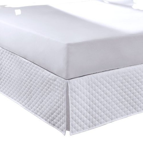 Saia Para Box Matelassada King Branca 193x203x38cm - Hedrons Saia Para Box Matelassada King Branca 193x203x38cm - Hedrons