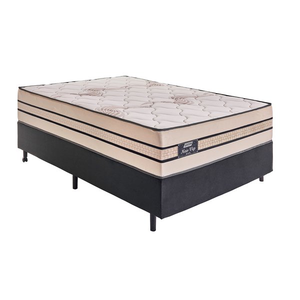 Cama Box New Vip Molas Ensacadas Casal 1,38x1,88x70 - Gazin Cama Box New Vip Molas Ensacadas Casal 1,38x1,88x70 - Gazin