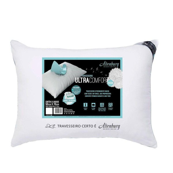 Travesseiro Ultra Confort Tech 50x70cm - Altenburg Travesseiro Ultra Confort Tech 50x70cm - Altenburg