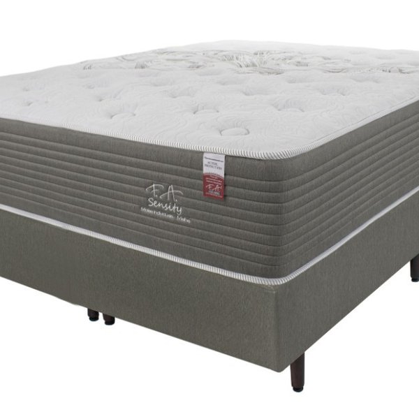 Cama Box Sensity Casal 138x188x72cm - Fa Maringá Cama Box Sensity Casal 138x188x72cm - Fa Maringá