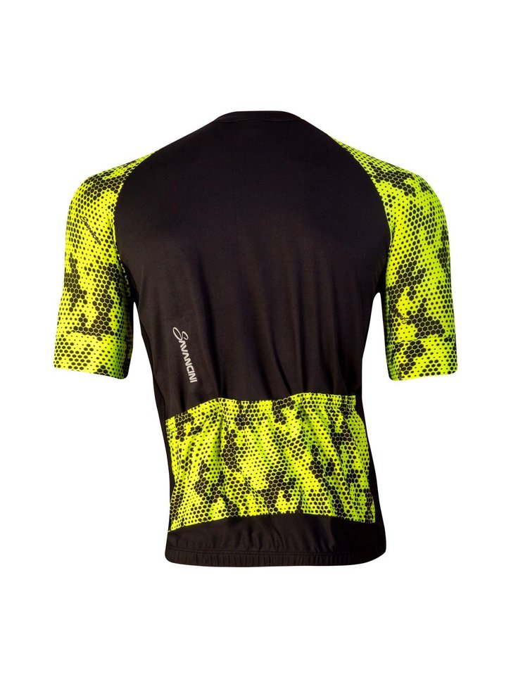 camisa-ciclismo-masculina-savancini-piton-amarelo-neon-costas