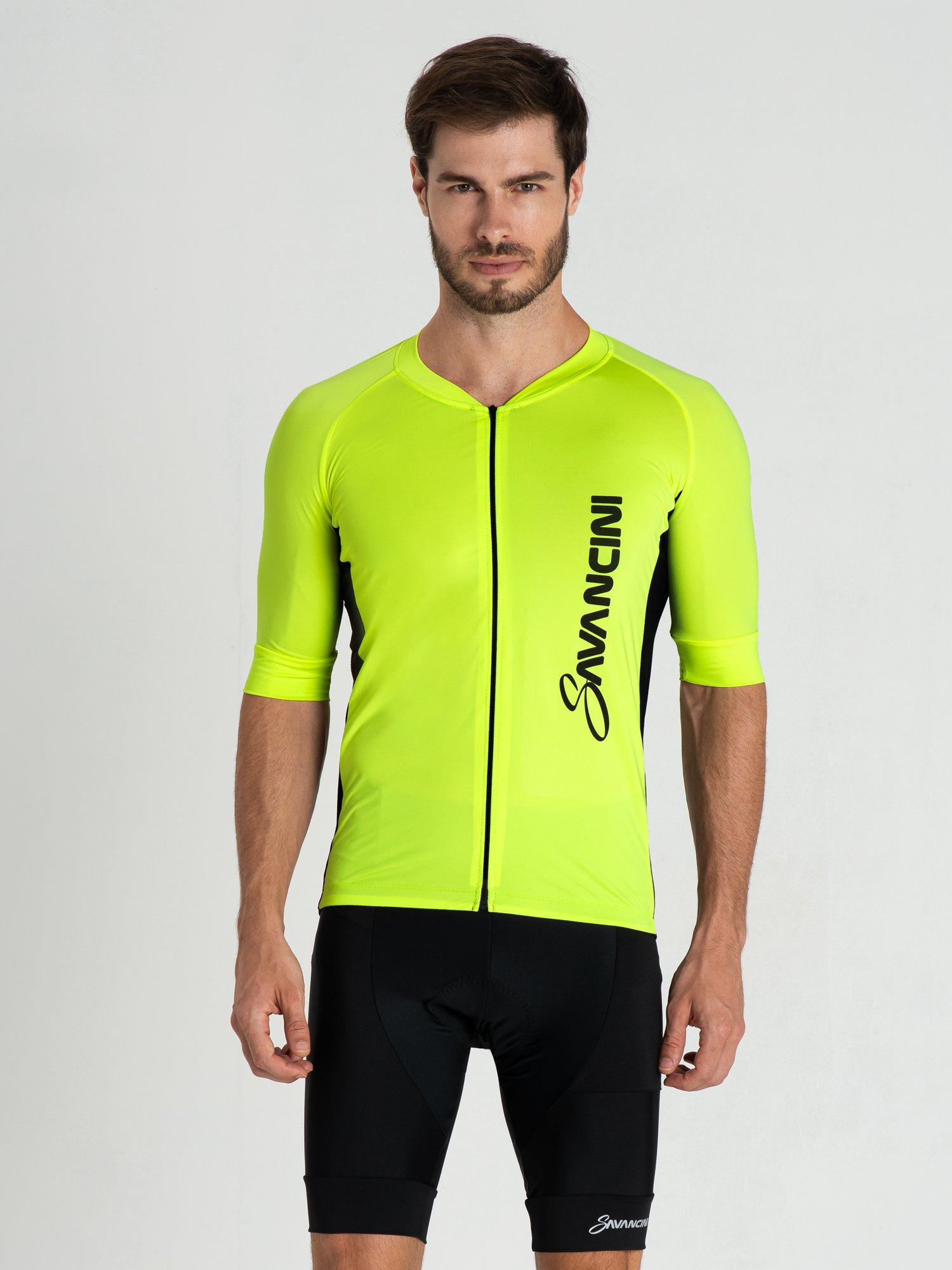 Camisa de Ciclismo Masculina Premium Ziper Total Confortável - P