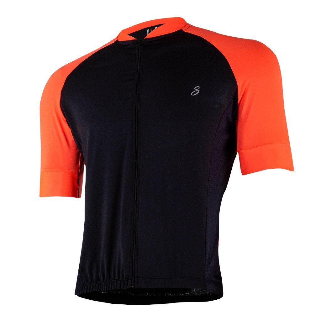 Camisa Para Ciclismo Masculina Basic Laranja Neon Savancini