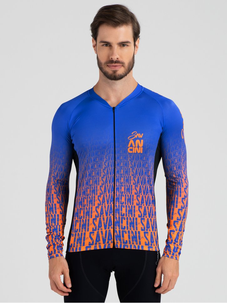 camisa para ciclismo masculina manga longa ocean infinity savancini 3140