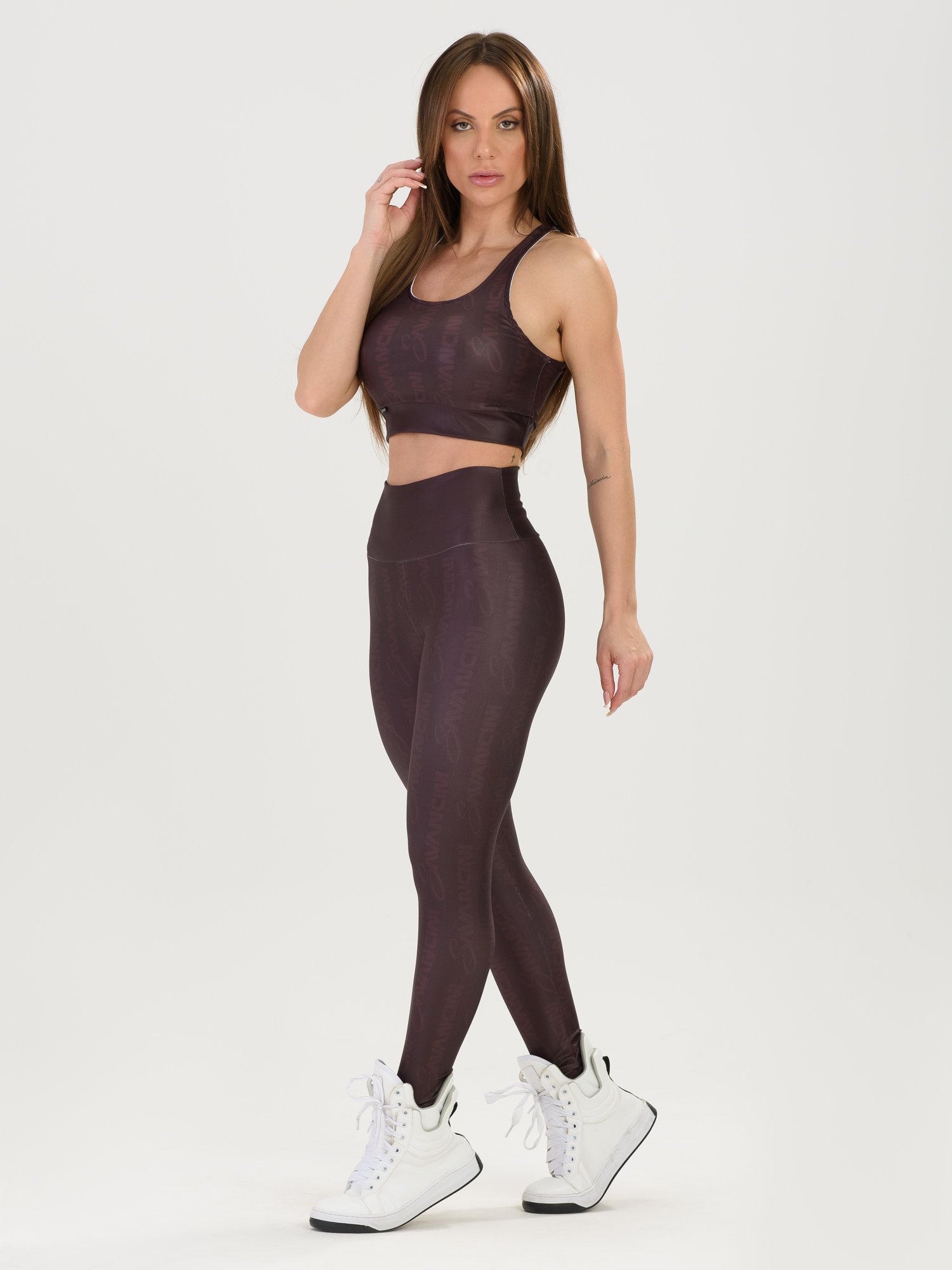 Conjunto top hot sale e legging