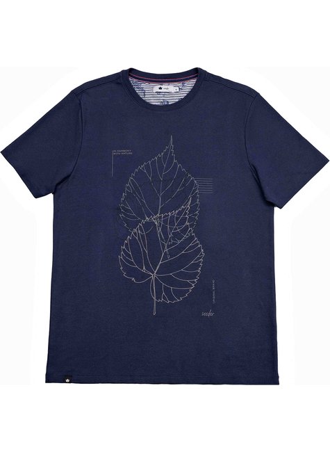 Camiseta Masculina Meia Malha Suedine Marinho Camiseta Masculina Meia Malha Suedine Marinho
