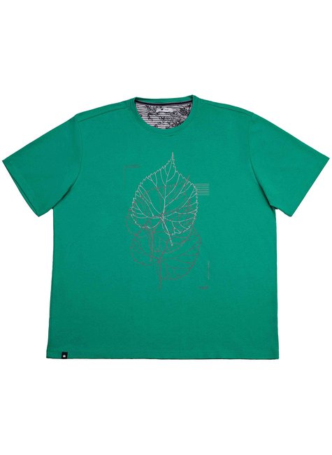 Camiseta Masculina Meia Malha Suedine Verde Clorofila Camiseta Masculina Meia Malha Suedine Verde Clorofila