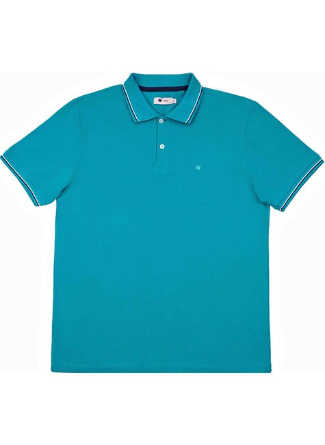 Polo Masculina Piquet, Cor Verde Alquimia Polo Masculina Piquet, Cor Verde Alquimia