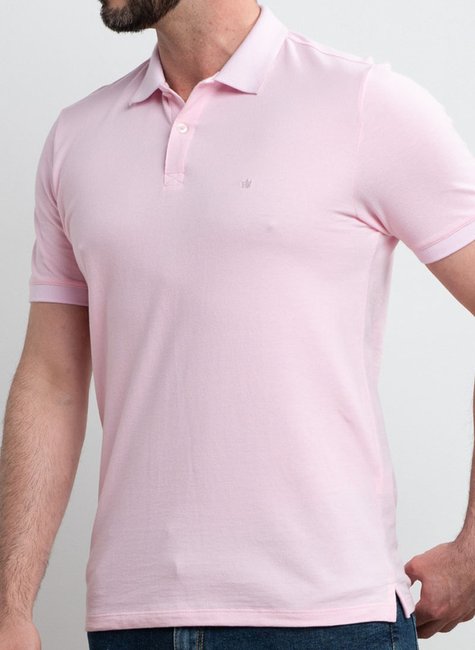 polo masculina regular fit piquet simples rosa baby se0101658 rs0058 4