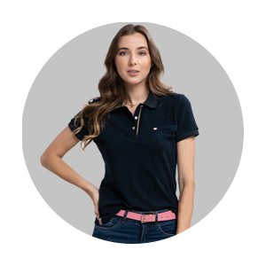 polo feminina slim fit piquet simples marinho se0102126 az0001 1