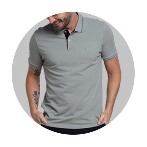 polo masculina slim fit elastano cinza se0101642 cz0014 2