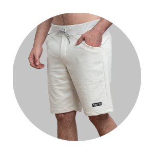 bermuda masculina regular fit moletom listrado off white se1901028 bg0001 2