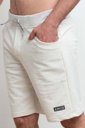 bermuda masculina regular fit moletom listrado off white se1901028 bg0001 4