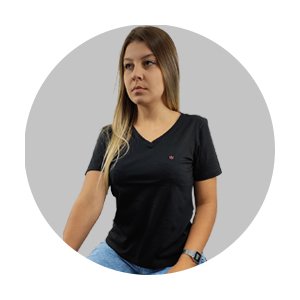 camiseta feminina slim fit meia malha preta se0302051 di0002 1