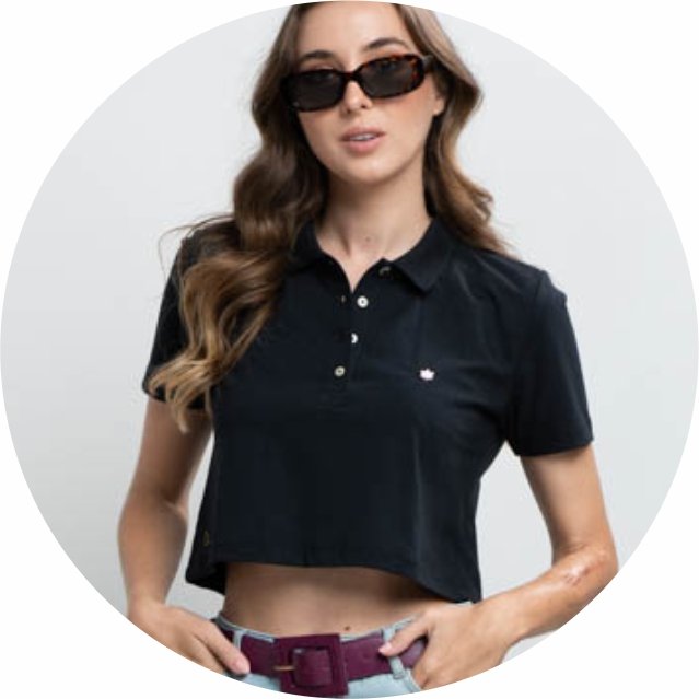 polo feminina cropped preta se0102128 di0002 6