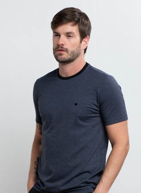 camiseta masculina com listras finas azul medio com marinho se0301211 di0314 3