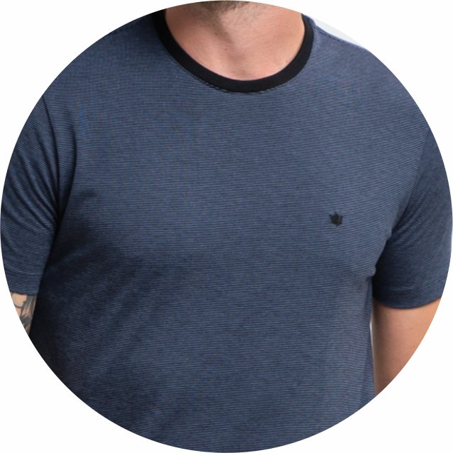 camiseta masculina com listras finas azul medio com marinho se0301211 di0314 7