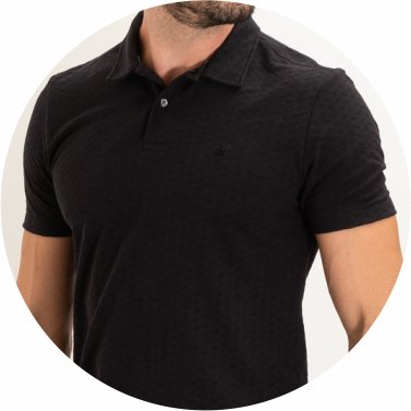 polo masculina malha jacquard preta se0101662 di0002 5