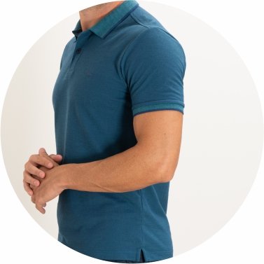 polo masculina piquet binado azul se0101672 dt0171 6