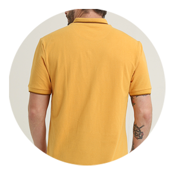polo masculina basica piquet amarela se0101647 am0047