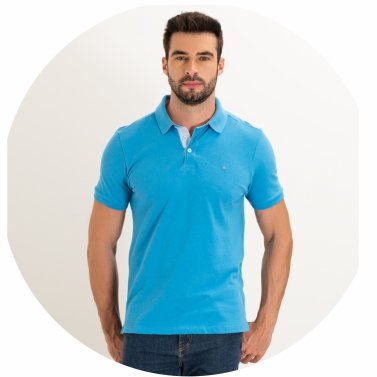 polo masculina piquet azul se010166 az0641 8