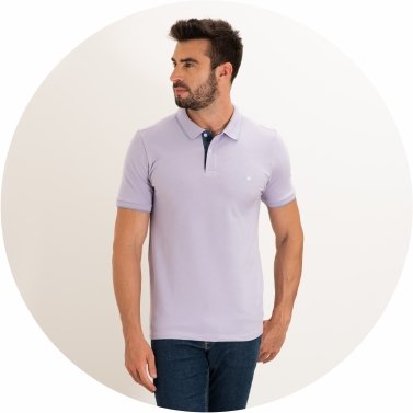 polo masculina piquet slim fit roxo claro se0101685 rx0011 3