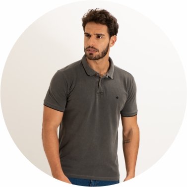 polo masculina piquet regular fit preto se0101686 pt0001 14