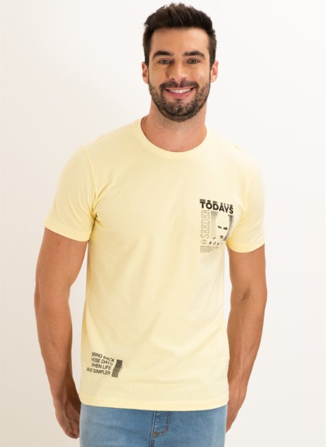 t shirt masculina meia malha regular fit amarela se0301228 am0029 12