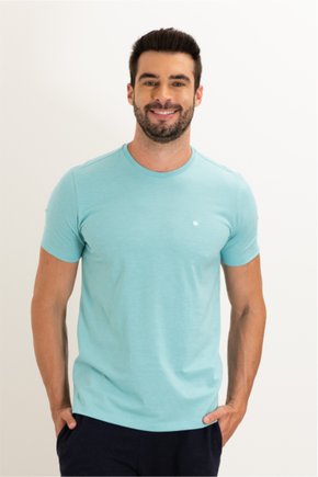 t shirt masculina bsica meia malha regular fit azul claro se0301245 az0628 13