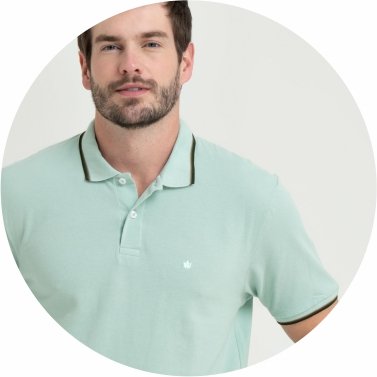 polo masculina piquet verde agua se0101639 vd0109 8